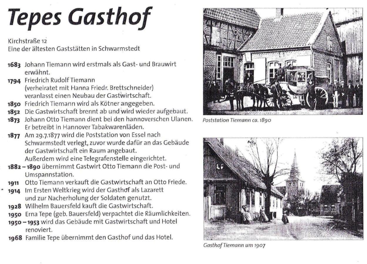 Tepe'S Gasthof Schwarmstedt Extérieur photo